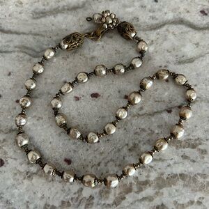 Vintage Miriam Haskel signed pearl necklace